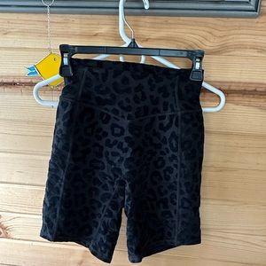 Balance Athletica Biker Shorts - velvet animal print